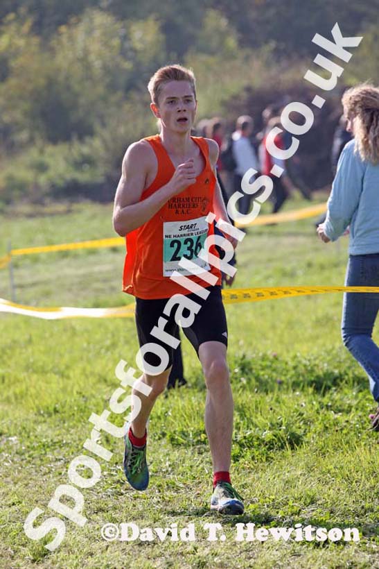 Under-17 men Oliver Watson, Sherman Cup, Hedley Farm, Tanfield, County Durham.